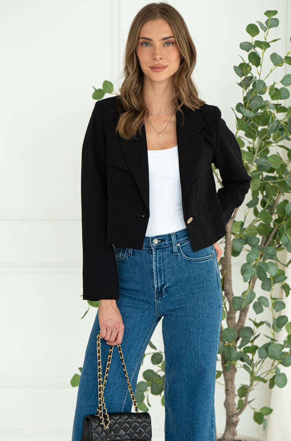 SHORT CITY CROPPED BLAZER