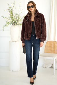 AMBRA FAUX FUR JACKET-BU