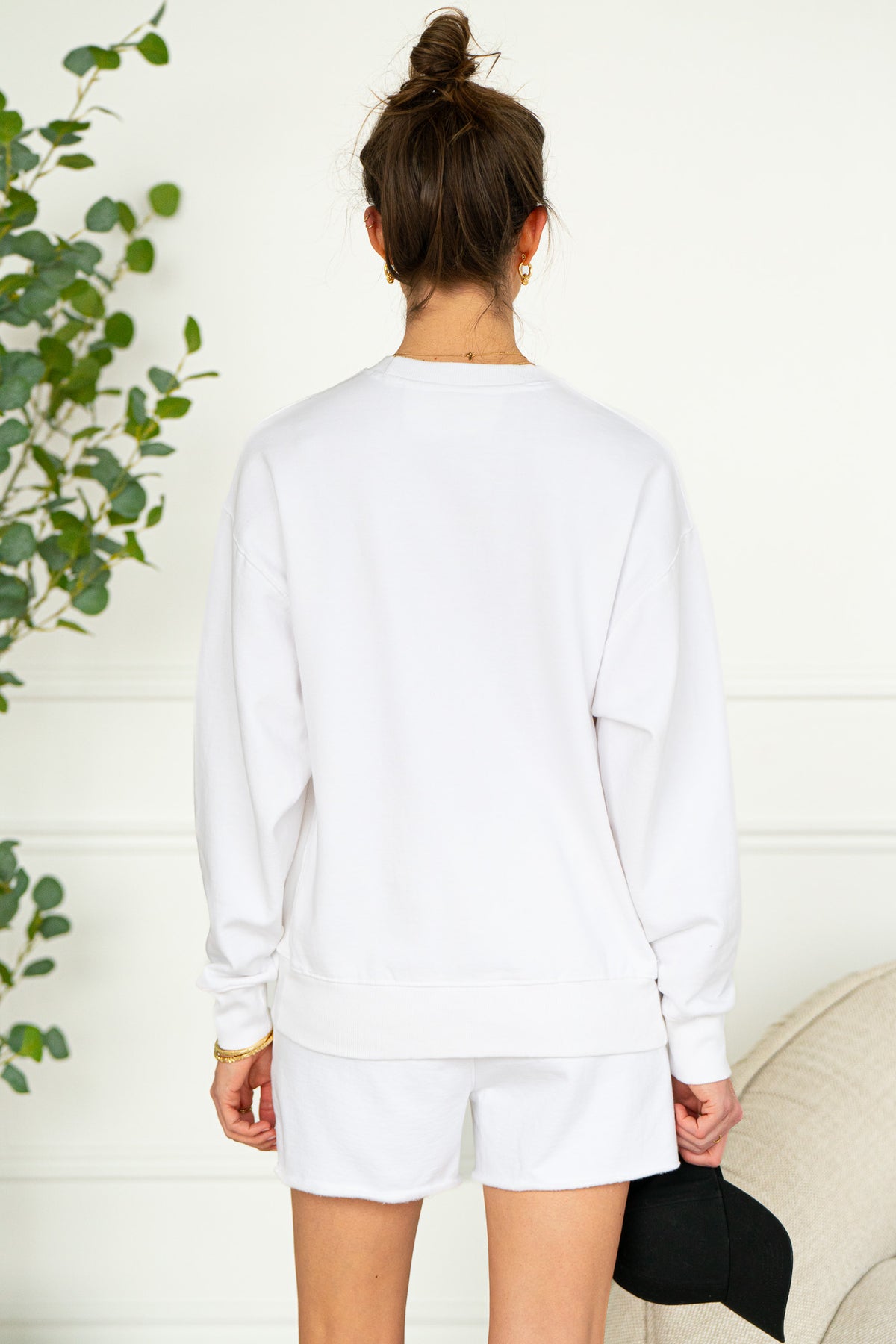 HAYES COZY PULLOVER-WH