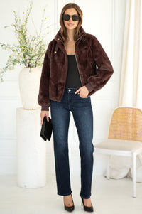 AMBRA FAUX FUR JACKET-BU
