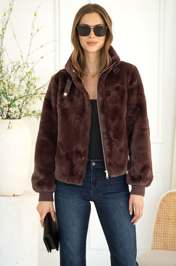 AMBRA FAUX FUR JACKET-BU