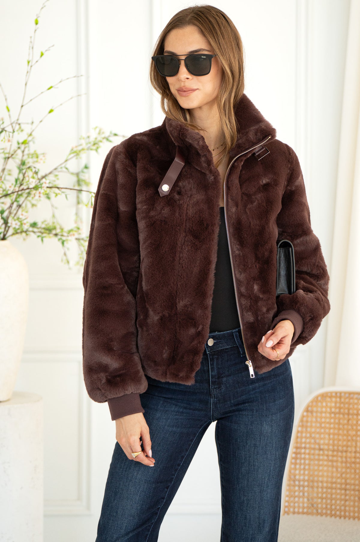 AMBRA FAUX FUR JACKET-BU