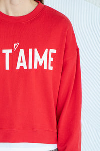 JE TAIME SWEATSHIRT