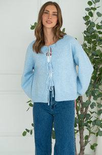 TEENA TIE FRONT SWEATER