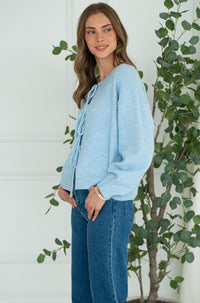 TEENA TIE FRONT SWEATER