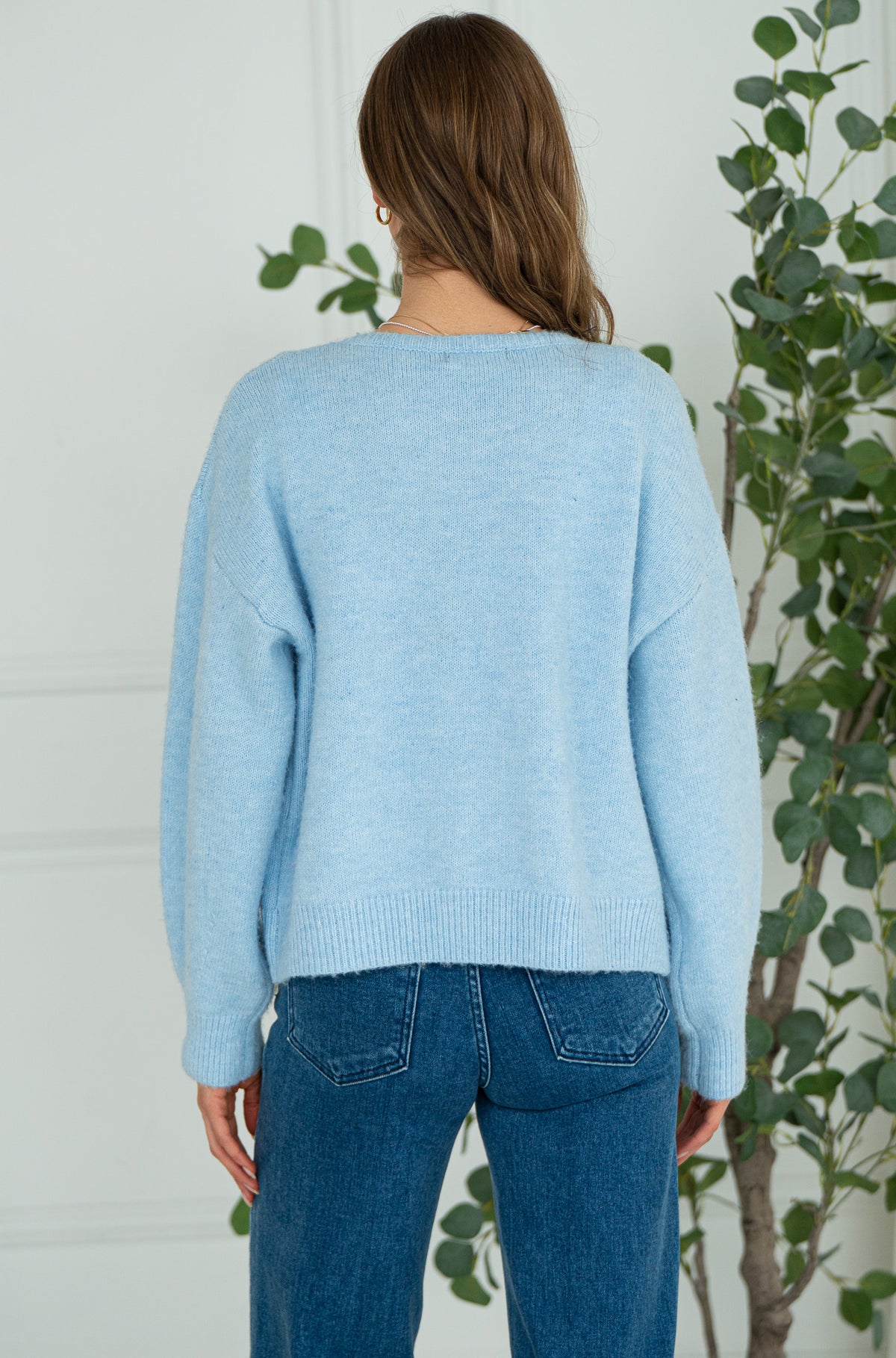 TEENA TIE FRONT SWEATER