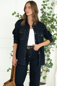 ZAYN STRETCH DENIM SHIRT