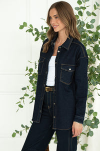 ZAYN STRETCH DENIM SHIRT