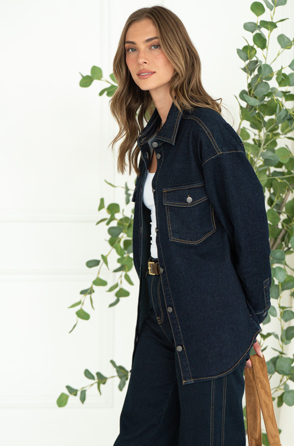 ZAYN STRETCH DENIM SHIRT