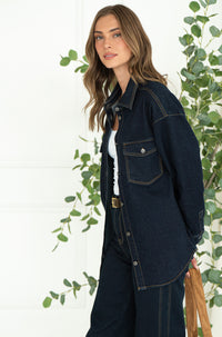 ZAYN STRETCH DENIM SHIRT