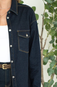 ZAYN STRETCH DENIM SHIRT