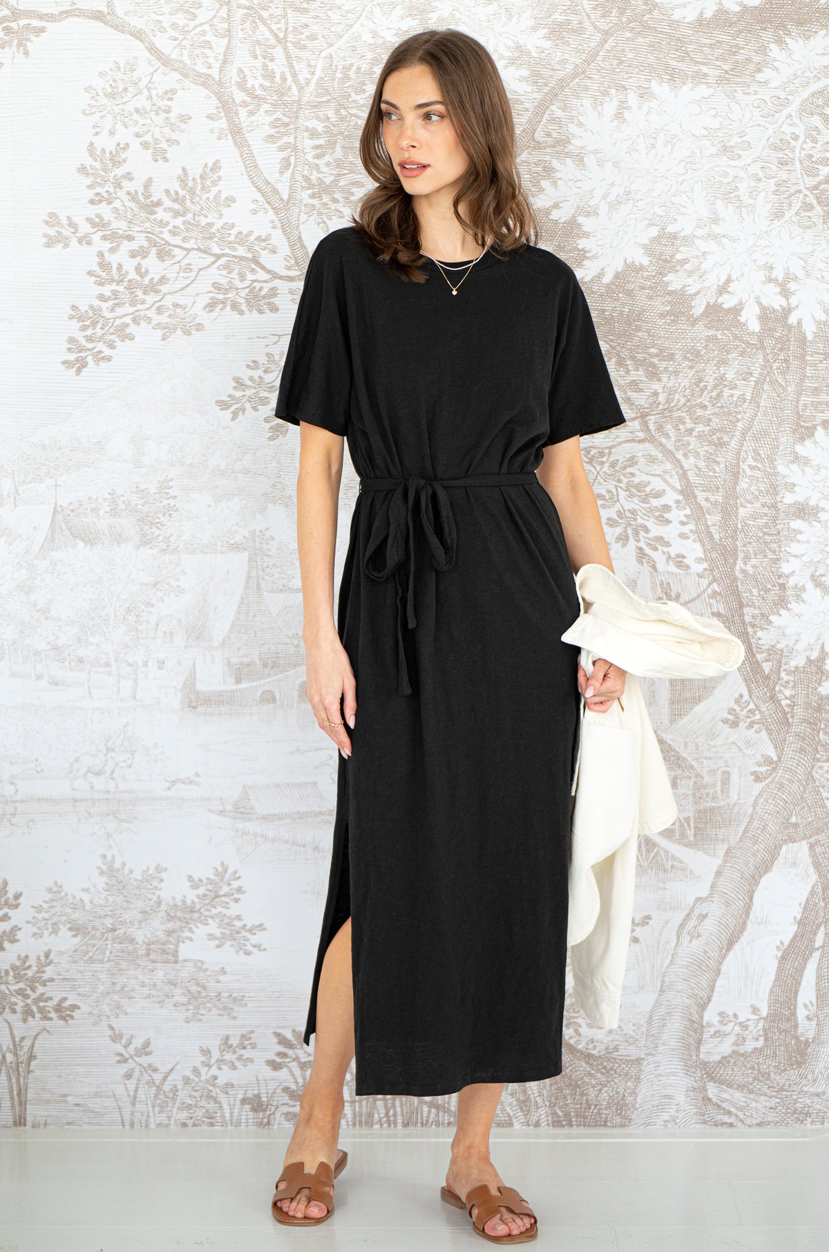 MIRANDA COTTON MIDI DRESS