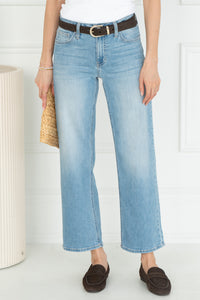 TOREY WIDE LEG JEANS-LB