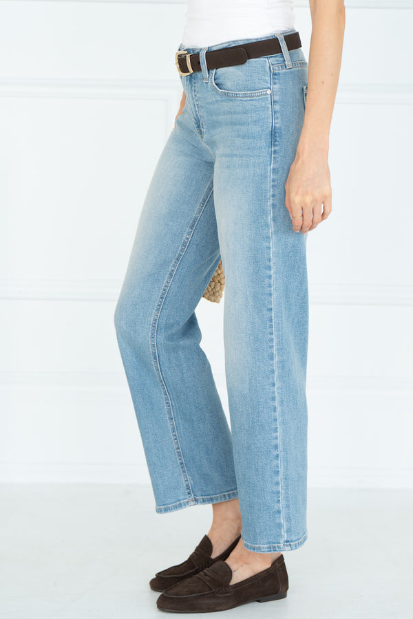 TOREY WIDE LEG JEANS-LB
