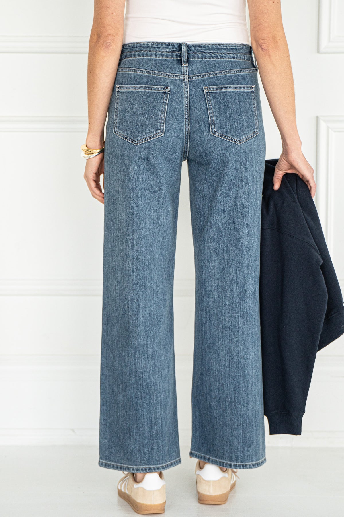 TUCKER WIDE LEG JEANS