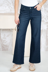 SABRINA ULTRA STRETCH  WIDE LEG JEANS-DB
