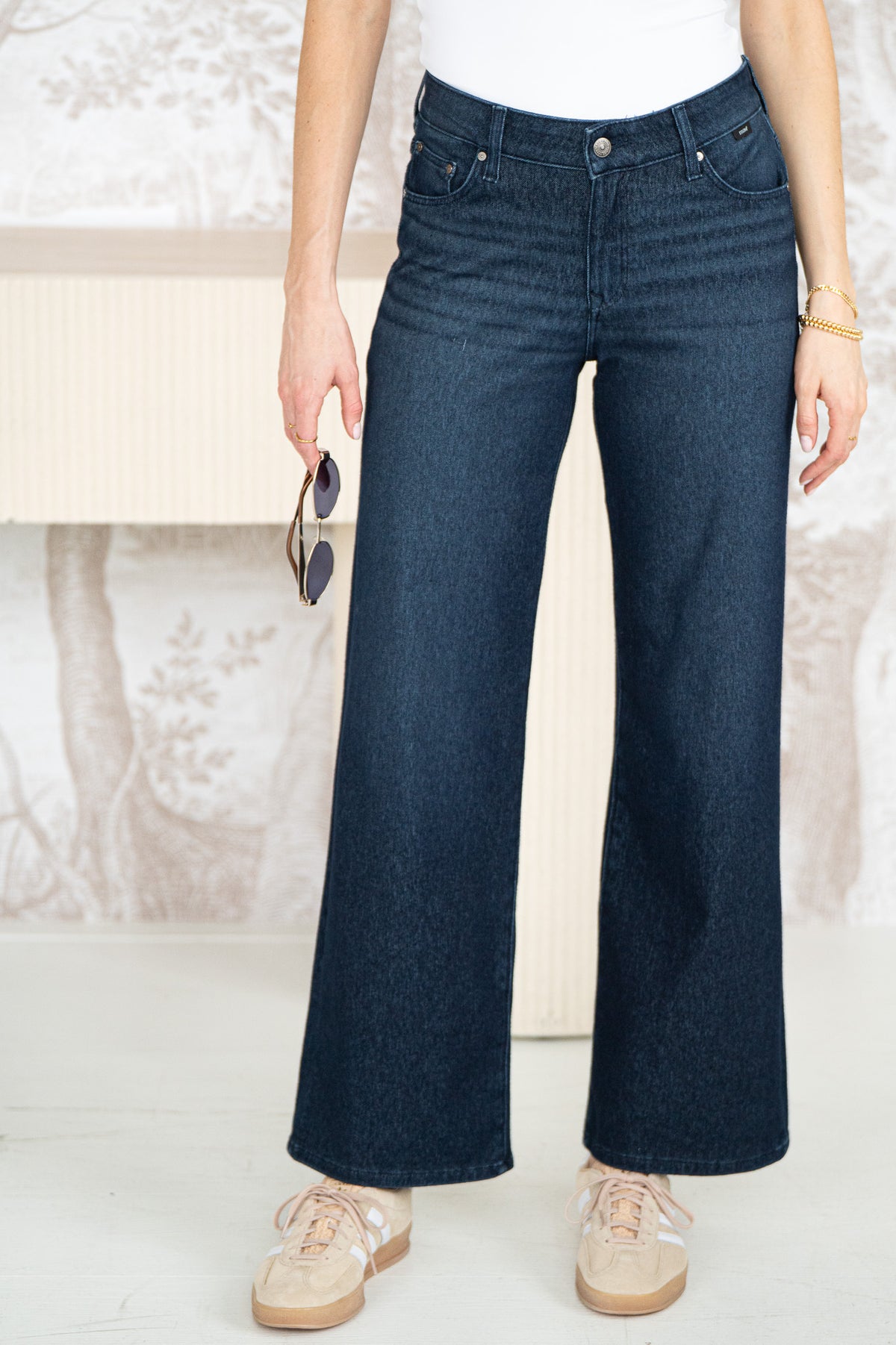 SABRINA ULTRA STRETCH  WIDE LEG JEANS-DB