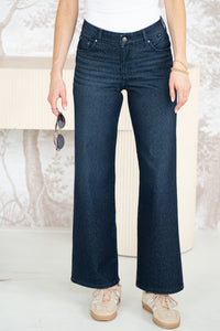 SABRINA ULTRA STRETCH  WIDE LEG JEANS-DB