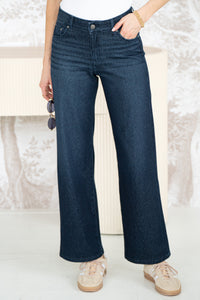 SABRINA ULTRA STRETCH  WIDE LEG JEANS-DB