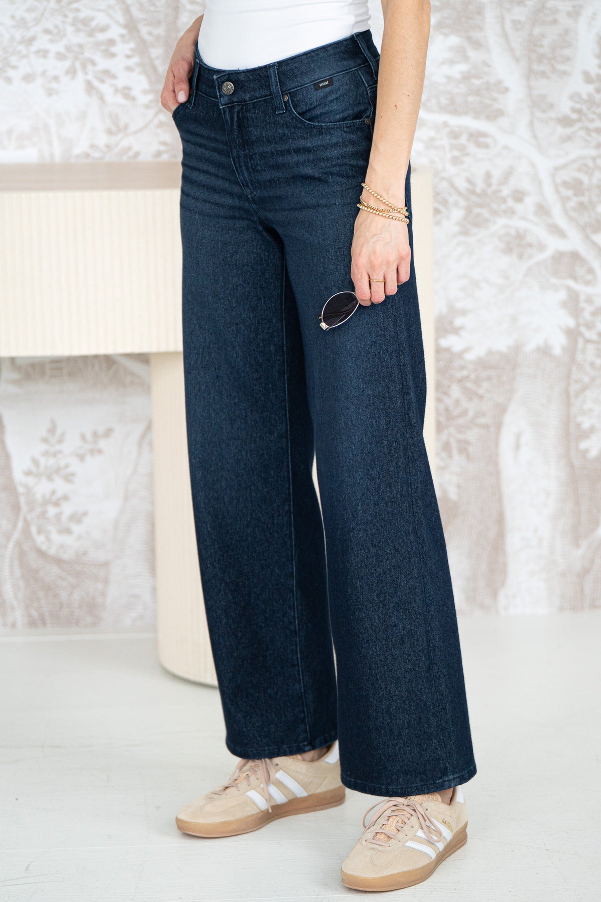 SABRINA ULTRA STRETCH  WIDE LEG JEANS-DB