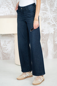SABRINA ULTRA STRETCH  WIDE LEG JEANS-DB