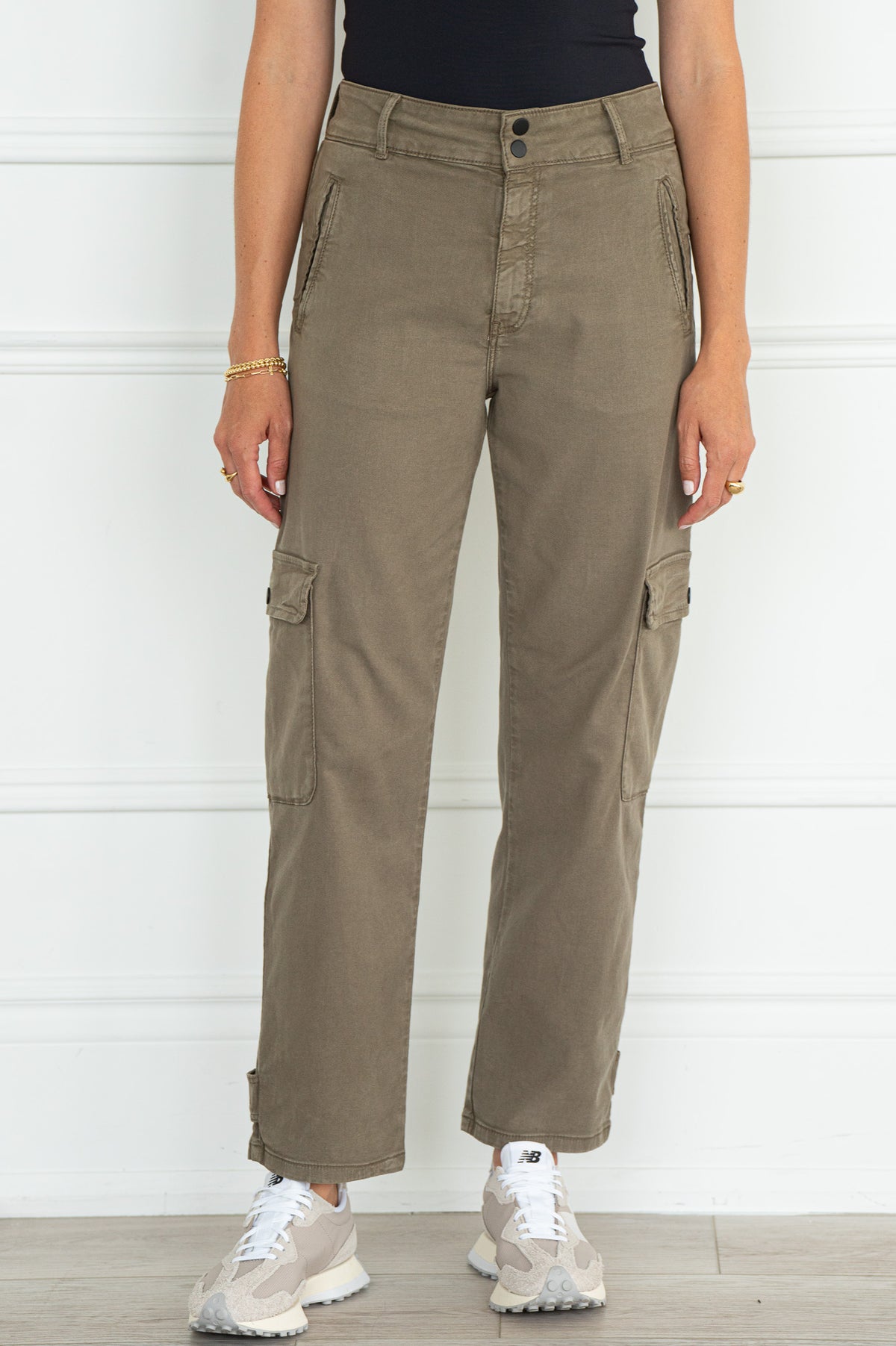 ELSIE LUXE TWILL CARGO PANTS-OL – Sense of Independence Boutique
