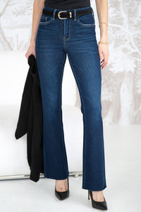 SKYLAR RAW HEM BOOTCUT JEANS