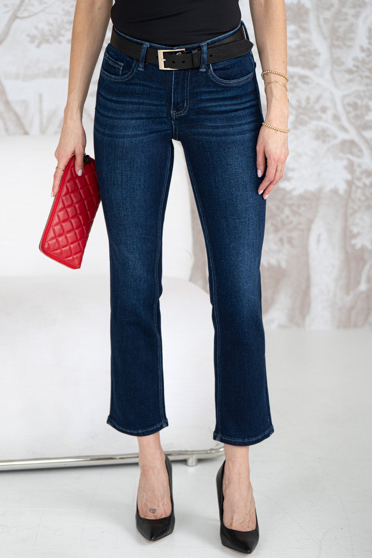 CARLENE STRAIGHT LEG JEANS-DB