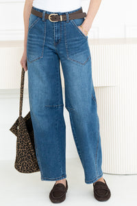 SOHO BARREL JEANS-DB