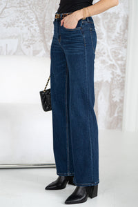 CHERYL WIDE LEG JEANS-DB