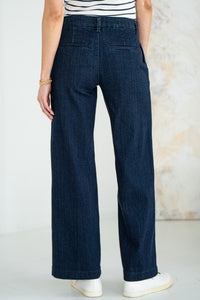 KELSEY WIDE LEG DENIM TROUSER