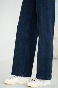 KELSEY WIDE LEG DENIM TROUSER