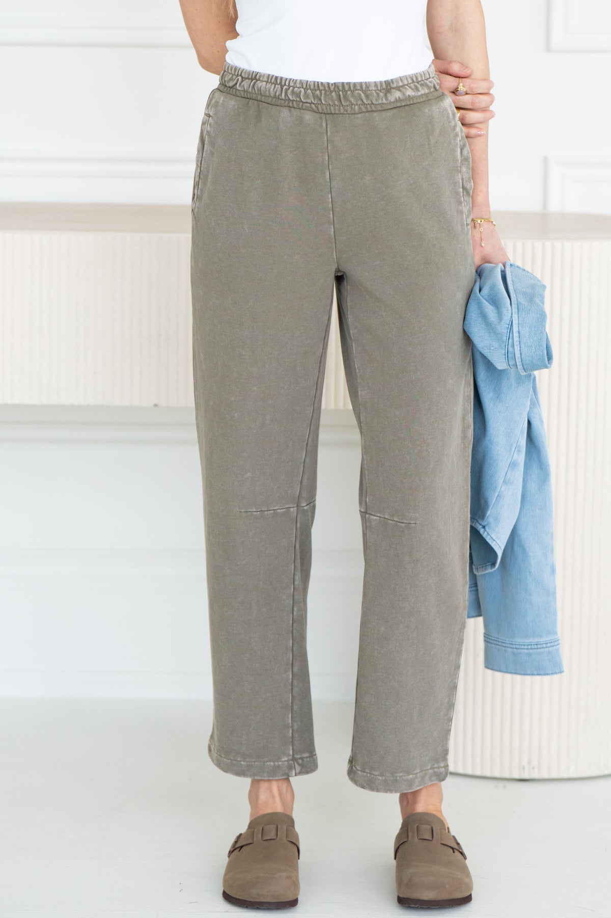 WILLA SOFT CURVE  FRENCH TERRY SWEATPANT-OL