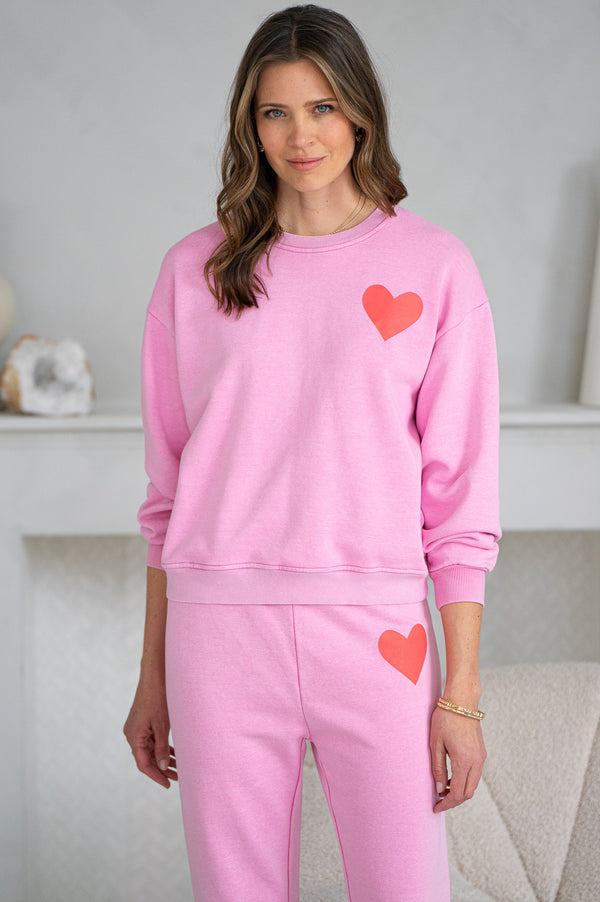 PERRY HEART PULLOVER