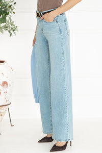 CLICK WIDE LEG JEANS-LB