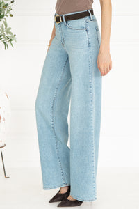 CLICK WIDE LEG JEANS-LB