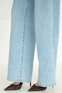 CLICK WIDE LEG JEANS-LB