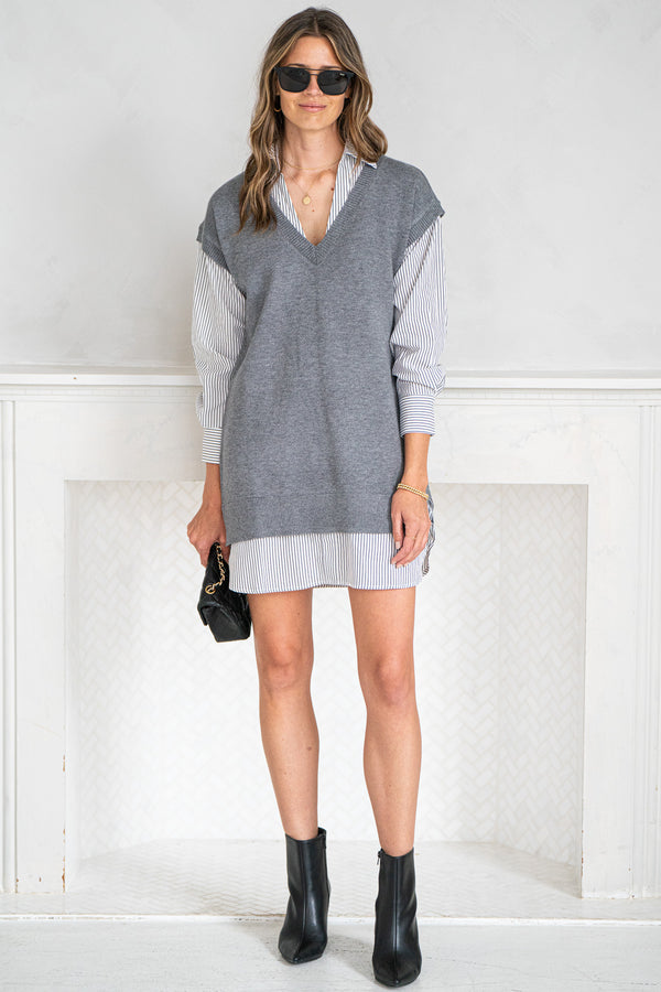 JUST GO WITH IT KNIT DRESS
