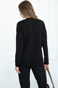 AUSTIN LUX V NECK PULLOVER