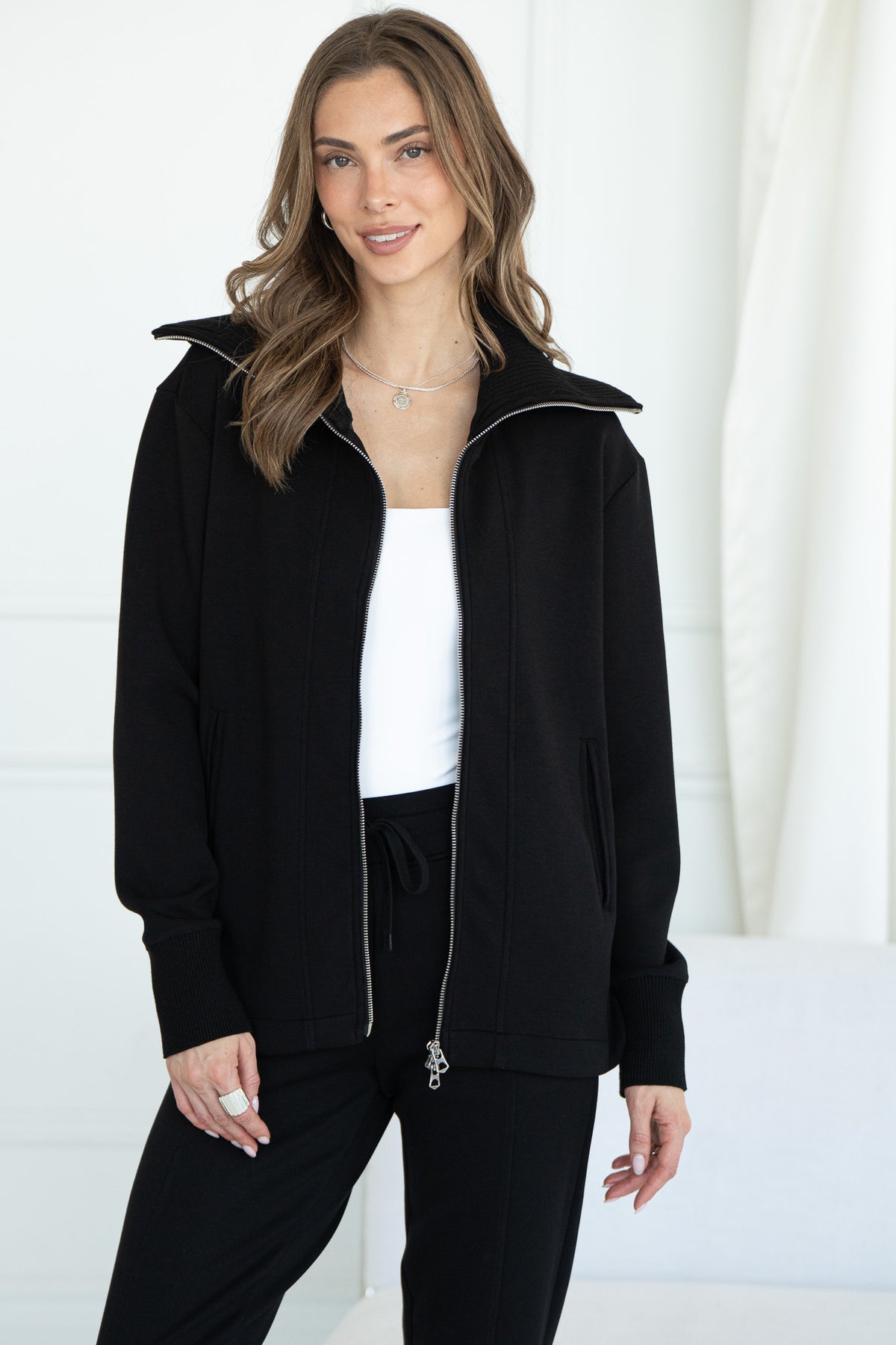 AUSTIN LUX ZIP UP