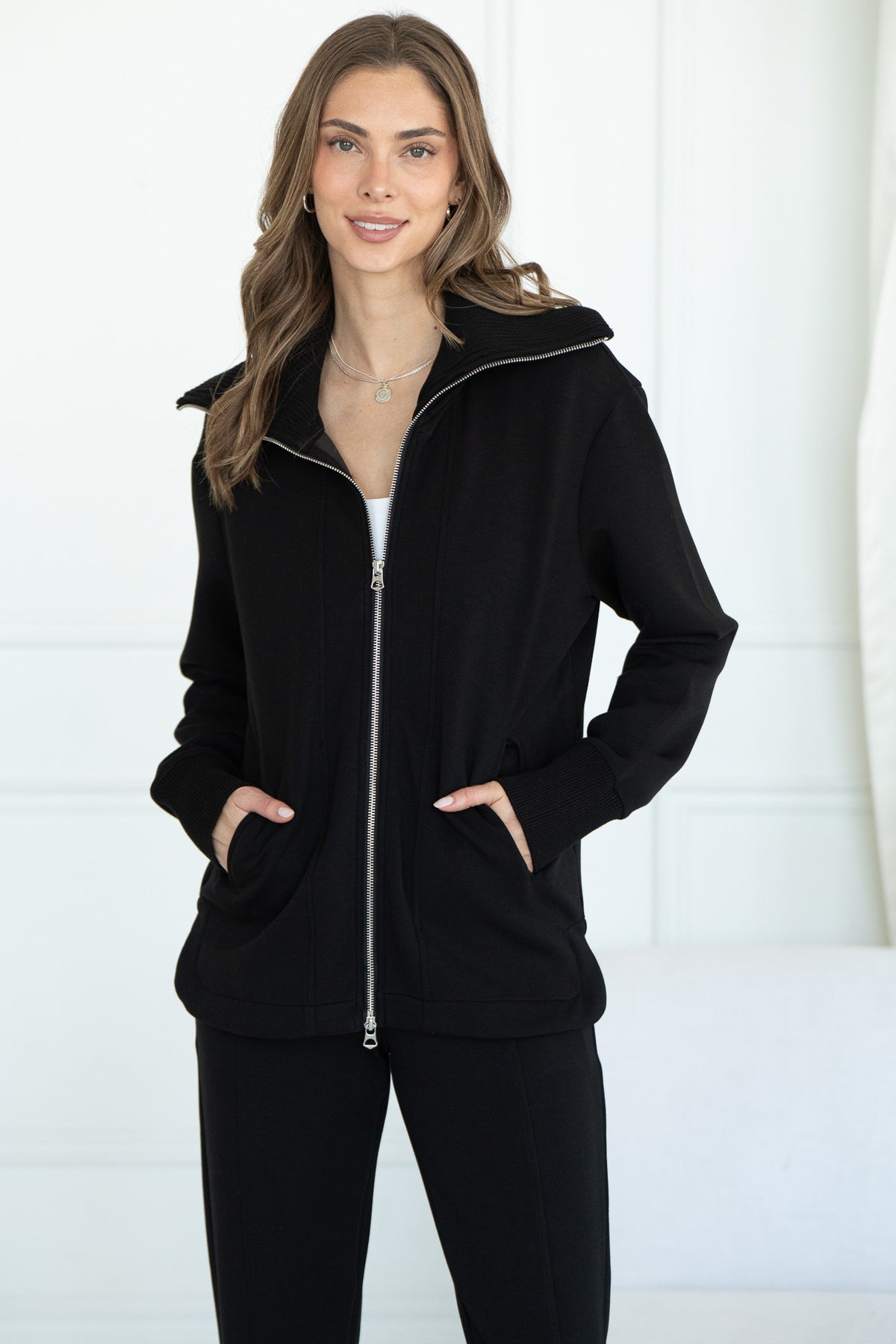 AUSTIN LUX ZIP UP