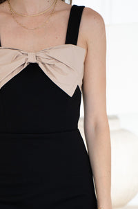 BOW FRONT DRESS