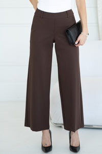 AUDREY WIDE LEG DRESS PANTS-BR