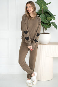 KEVVY HEART SWEATSHIRT