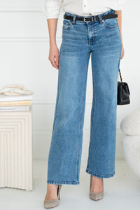 BEDFORD WIDE LEG JEANS-BL