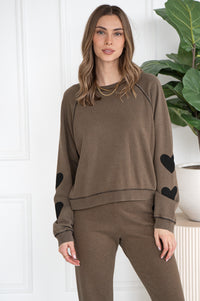 KEVVY HEART SWEATSHIRT
