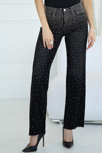 ON THE ROCKS RHINESTONE JEANS