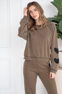 KEVVY HEART SWEATSHIRT
