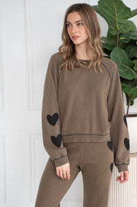 KEVVY HEART SWEATSHIRT