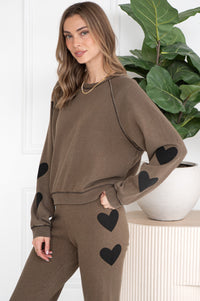 KEVVY HEART SWEATSHIRT